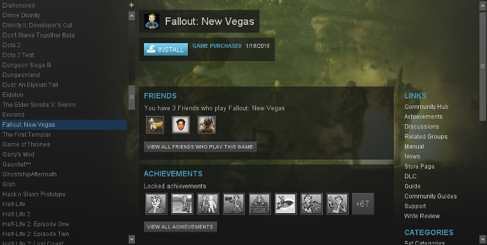 Fallout : New Vegas, PC Steam Game